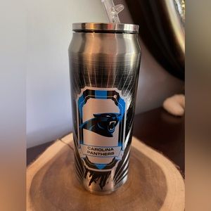 Carolina Panthers NFL 16oz Metal Thermo Tumbler Duck House Sports